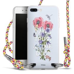 New Carry Case Transparent Stoff colourful/silber