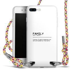 New Carry Case Transparent Stoff colourful/silber