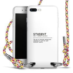 New Carry Case Transparent Stoff colourful/silber