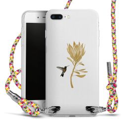 New Carry Case Transparent Stoff colourful/silber