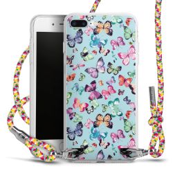 New Carry Case Transparent Stoff colourful/silber