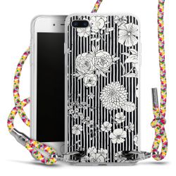 New Carry Case Transparent Stoff colourful/silber