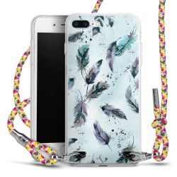 New Carry Case Transparent Stoff colourful/silber