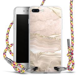 New Carry Case Transparent Stoff colourful/silber