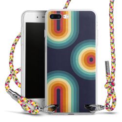 New Carry Case Transparent Stoff colourful/silber