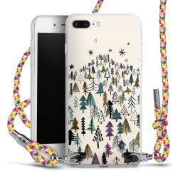 New Carry Case Transparent Stoff colourful/silber