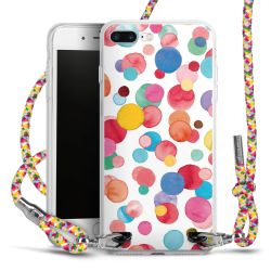 New Carry Case Transparent Stoff colourful/silber