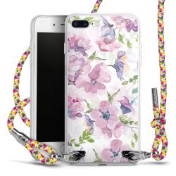 New Carry Case Transparent Stoff colourful/silber