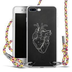 New Carry Case Transparent Stoff colourful/silber