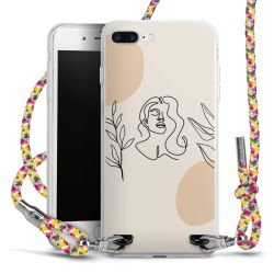 New Carry Case Transparent Stoff colourful/silber