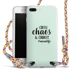 New Carry Case Transparent Stoff colourful/silber