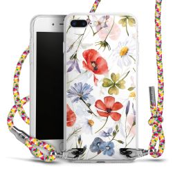New Carry Case Transparent Stoff colourful/silber