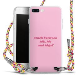 New Carry Case Transparent Stoff colourful/silber