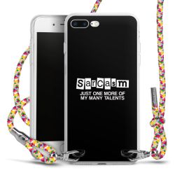 New Carry Case Transparent Stoff colourful/silber