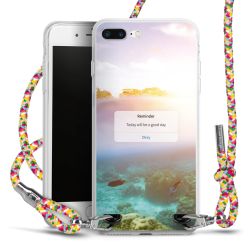 New Carry Case Transparent Stoff colourful/silber