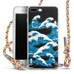 New Carry Case Transparent Stoff colourful/silber