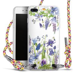 New Carry Case Transparent Stoff colourful/silber