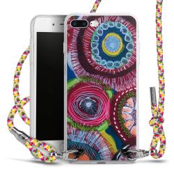 Carry Case Transparent Fabric colourful