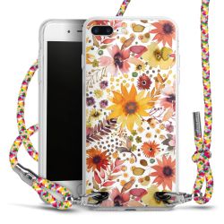 New Carry Case Transparent Stoff colourful/silber