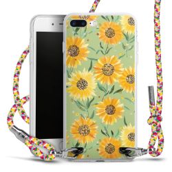 New Carry Case Transparent Stoff colourful/silber