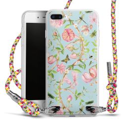 New Carry Case Transparent Stoff colourful/silber