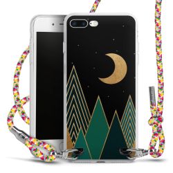 New Carry Case Transparent Stoff colourful/silber