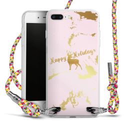 New Carry Case Transparent Stoff colourful/silber