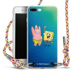 New Carry Case Transparent Stoff colourful/silber