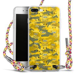 New Carry Case Transparent Stoff colourful/silber