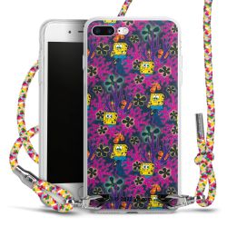 New Carry Case Transparent Stoff colourful/silber