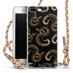 New Carry Case Transparent Stoff colourful/silber