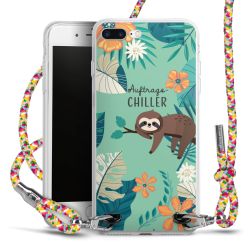 New Carry Case Transparent Stoff colourful/silber