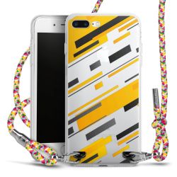 New Carry Case Transparent Stoff colourful/silber