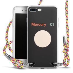 New Carry Case Transparent Stoff colourful/silber