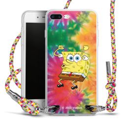 New Carry Case Transparent Stoff colourful/silber