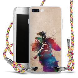 New Carry Case Transparent Stoff colourful/silber