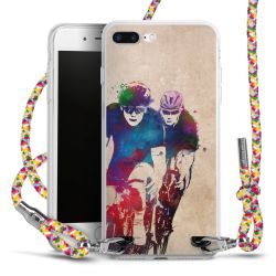 New Carry Case Transparent Stoff colourful/silber