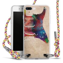 New Carry Case Transparent Stoff colourful/silber