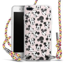 New Carry Case Transparent Stoff colourful/silber