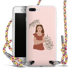 New Carry Case Transparent Stoff colourful/silber