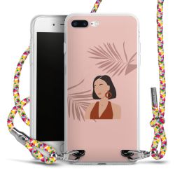 New Carry Case Transparent Stoff colourful/silber