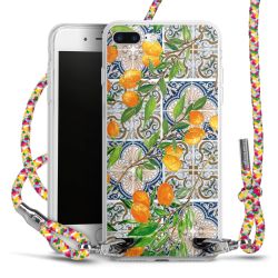 New Carry Case Transparent Stoff colourful/silber
