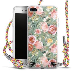 New Carry Case Transparent Stoff colourful/silber