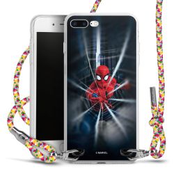 New Carry Case Transparent Stoff colourful/silber