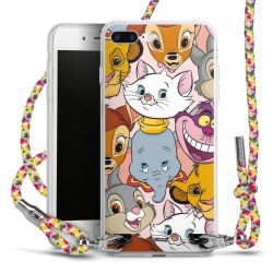 New Carry Case Transparent Stoff colourful/silber