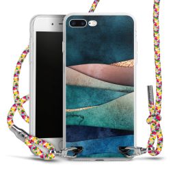 New Carry Case Transparent Stoff colourful/silber