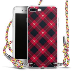 New Carry Case Transparent Stoff colourful/silber