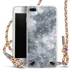 New Carry Case Transparent Stoff colourful/silber