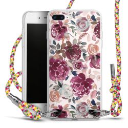 New Carry Case Transparent Stoff colourful/silber