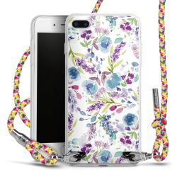 New Carry Case Transparent Stoff colourful/silber